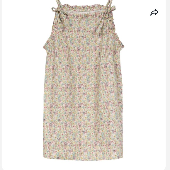 DOEN Dee Dress - Chrysanthemum Sky Floral - XS